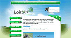 Desktop Screenshot of loktier.de